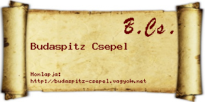Budaspitz Csepel névjegykártya